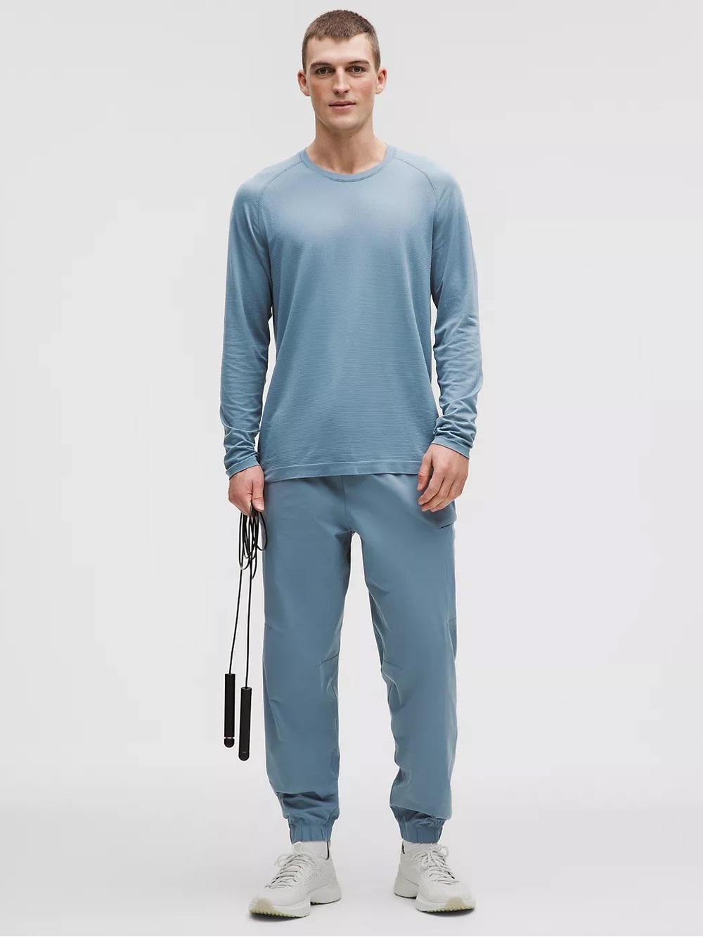 NWT Lululemon Zeroed In Cargo Jogger Regular Steel Blue Classic Fit Men’s Large